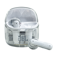 JBL Tune Flex Ghost Edition - White Ghost - True wireless Noise Cancelling earbuds - Hero
